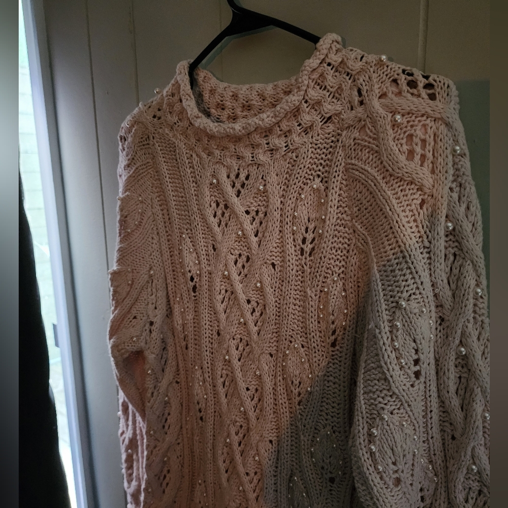 Yarn Works Hand Knit Petite Sweater Dress - Picture 9 of 11